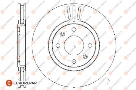 1667857180 Eurorepar EUROREPAR ДИСК ГАЛЬМІВНИЙ