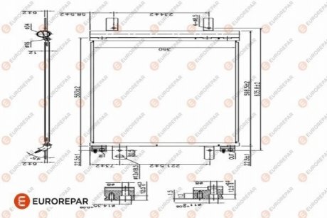 1626267380 Eurorepar РАДИАТОР КОНДИЦИОНЕРА