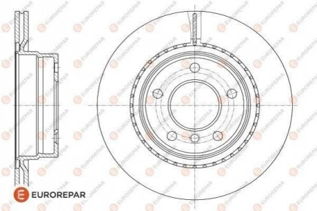 1618888480 Eurorepar ДИСК ГАЛЬМІВНИЙ