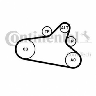 6PK1020EXTRAK1 Contitech Комплект ГРМ