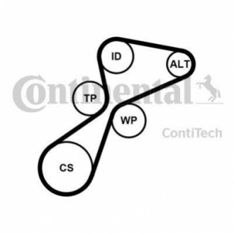 5PK1105K1 Contitech Комплект ГРМ