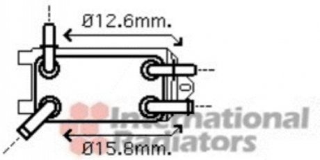 59003135 Van Wezel Радіатор оливи