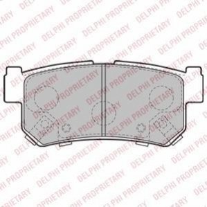 LP2127 Delphi A_Гальмівні колодки дискові SSANG YONG Actyon/Kyron/Rexton "R "02>>