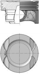 40631600 KOLBENSCHMIDT Поршень комплект BMW N63B44 X5 E70, 550i F10, 750i F01 89,00 11-