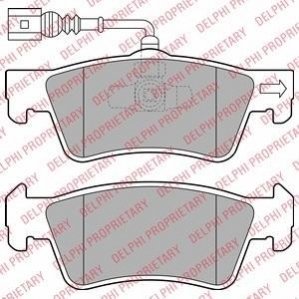 LP2087 Delphi Гальмівні колодки дискові VW Transporter/Multivan "R "03>>