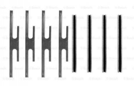 1 987 474 604 BOSCH Монтажний к-кт гальмівних колодок