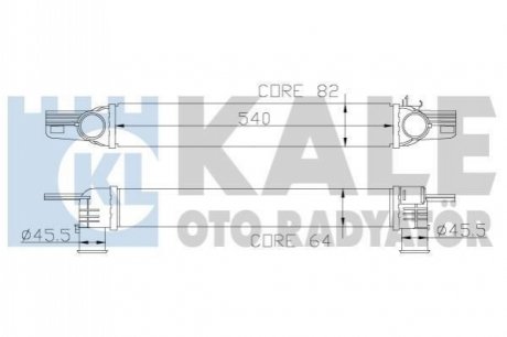 344300 KALE OTO RADYATOR Интеркулер Citroen Nemo (09-) (344300) KALE OTO RADYATOR