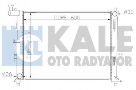 341980 KALE OTO RADYATOR KALE HYUNDAI Радиатор охлаждения i30,Elantra,Kia Ceed 1.4/1.6 06-