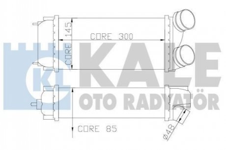 344000 KALE OTO RADYATOR KALE CITROEN Интеркулер C4 I,Grand Picasso,Peugeot 307 1.6HDI 04-