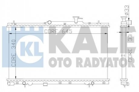 369000 KALE OTO RADYATOR KALE HYUNDAI Радиатор охлаждения Accent II 1.3/1.5 00-