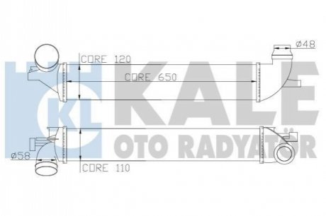 348200 KALE OTO RADYATOR KALE RENAULT Интеркулер Laguna III 2.0 16V/2.0dCi 07-