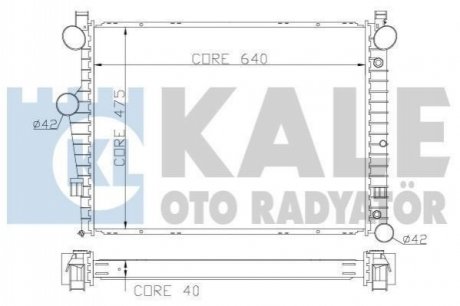 360700 KALE OTO RADYATOR KALE DB Радиатор охлаждения S-Class W220 4.3/5.0 98-