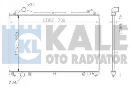 362600 KALE OTO RADYATOR KALE NISSAN Радиатор охлаждения Pathfinder 3.3 97-