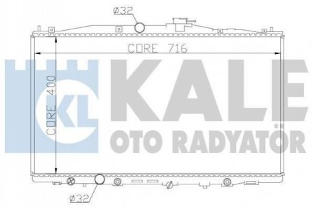 341955 KALE OTO RADYATOR KALE HONDA Радиатор охлаждения Accord VII 2.4 03-