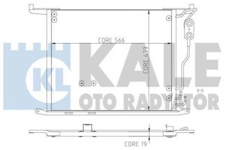 381400 KALE OTO RADYATOR KALE DB Радіатор кондиціонера S-Class W220 98-