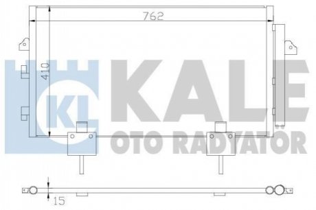 383400 KALE OTO RADYATOR Радиатор кондиционера Toyota Rav 4 II (383400) KALE OTO RADYATOR