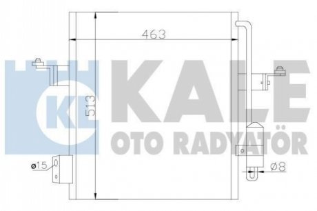 393100 KALE OTO RADYATOR KALE MITSUBISHI Радиатор кондиционера L200 07-