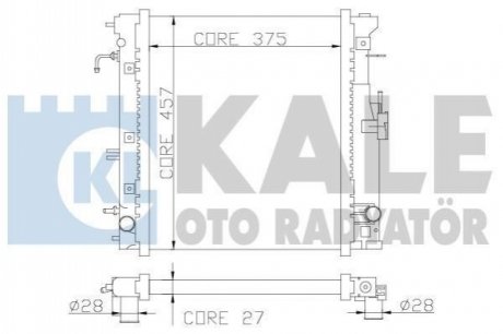 365700 KALE OTO RADYATOR KALE SUZUKI Радиатор охлаждения Jimny 1.3 98-