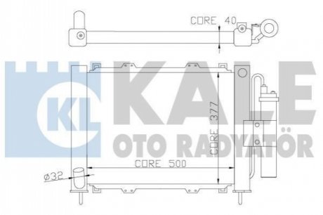 382400 KALE OTO RADYATOR Радиатор кондиционера Renault Kangoo ( Cooling Module ) (382400) KALE OTO RADYATOR