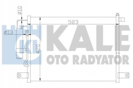 377000 KALE OTO RADYATOR Радіатор кондиціонера Авео / Т200 (02-) (377000) KALE OTO RADYATOR