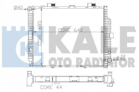 361500 KALE OTO RADYATOR KALE DB Радиатор охлаждения W210 3.0D/TD 95-