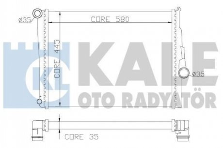 354400 KALE OTO RADYATOR KALE BMW Радиатор охлаждения 3 E46 1.6/3.0