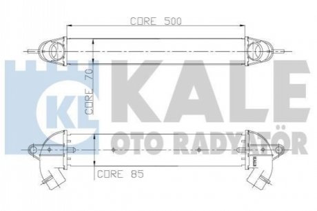 157000 KALE OTO RADYATOR KALE FIAT Интеркулер Doblo 1.3/1.9JTD 01-