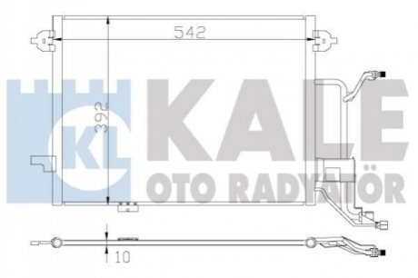 375500 KALE OTO RADYATOR KALE VW Радиатор кондиционера Audi A6 97-