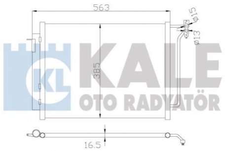 390900 KALE OTO RADYATOR KALE BMW Радіатор кондиціонера X5 E53 00-