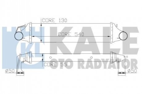 343400 KALE OTO RADYATOR KALE BMW Интеркулер 3 E46 320/330d 99-