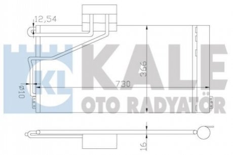 387800 KALE OTO RADYATOR KALE DB Радиатор кондиционера W203 00-