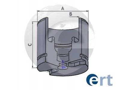 150751-C ERT ERT Поршень суппорта CITROEN C5 I,II