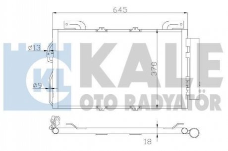 392900 KALE OTO RADYATOR KALE DB Радиатор кондиционера W203