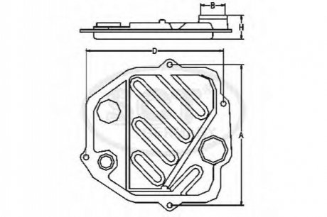 SG1700 SCT Фильтр АКПП с прокладкой HYUNDAI i40 2.0 GDI (12-)