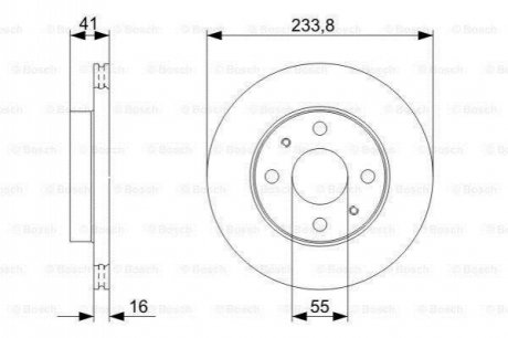 0 986 479 352 BOSCH Диск гальмівний