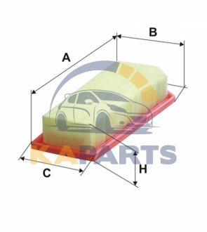 WA9668 WIX FILTERS Фільтр повітря