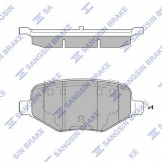 SP1621 Hi-Q (SANGSIN) Кт. Гальмiвнi колодки