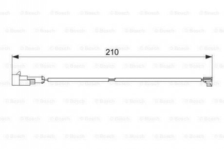 1987474520 BOSCH Датчик зношування гальм.колодок