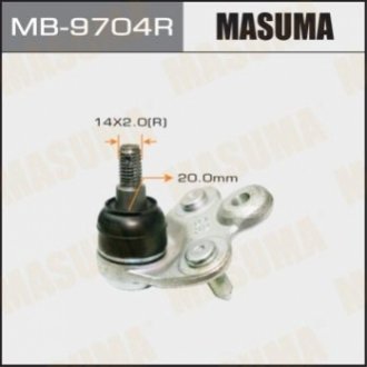 MB9704R MASUMA Опора шаровая (MB9704R) MASUMA