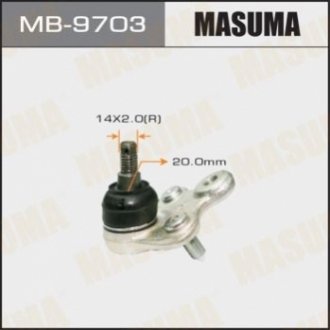 MB9703 MASUMA Опора шаровая (MB9703) MASUMA