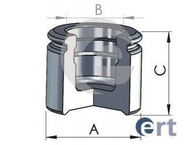 151524-C ERT ERT JEEP поршень супорта CHEROKEE 2.4 01-08, CHEROKEE 3.7 01-07, WRANGLER II 4.0 98-07