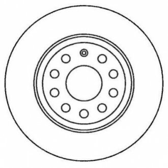 562258JC Jurid Гальмівний диск задній VW Tiguan, Passat, Jetta / Skoda Octavia, Superb / Audi A3, Q3