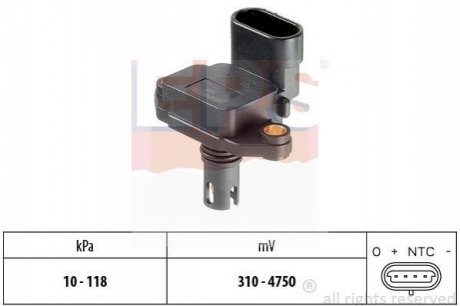 1.993.087 EPS EPS LANDROVER датчик тиску во впускному колекторі Freelander 1.8/2.5 -06