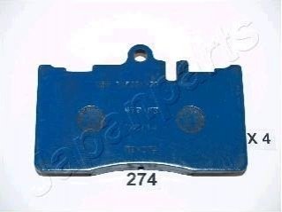 PA-274AF JAPANPARTS JAPANPARTS TOYOTA гальмівні колодки дискові передн.Lexus LS (FE) 430 00-