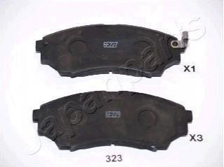 PA-323AF JAPANPARTS JAPANPARTS MAZDA гальмів.колодки передн.Ford Ranger,Mazda BT-50 99-