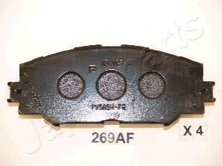 PA-269AF JAPANPARTS JAPANPARTS TOYOTA колодки гальмівні передн. Auris,Corolla,RAV-4 05-