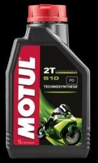 104028 MOTUL Олива для 2-х тактних двигунів Technosynthese Motul "510 2T", 1л