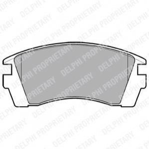 LP952 Delphi DELPHI NISSAN тормозные колодки передн.Sunny kombi 90-96