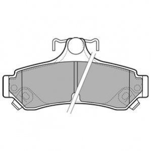 LP2700 Delphi DELPHI TOYOTA гальмівні колодки задн.Camry 2.5/3.5 11-