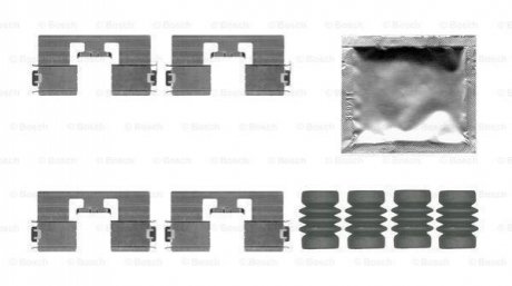 1987474747 BOSCH BOSCH установчий к-кт. гальм. колод. OPEL ASTRA J -15